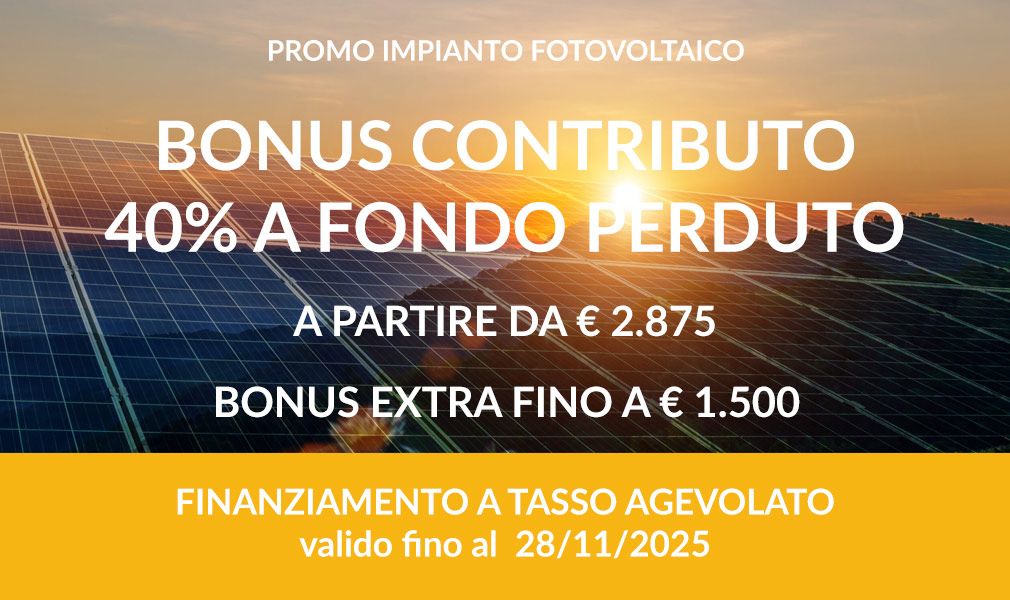 Promo Impianto Fotovoltaico